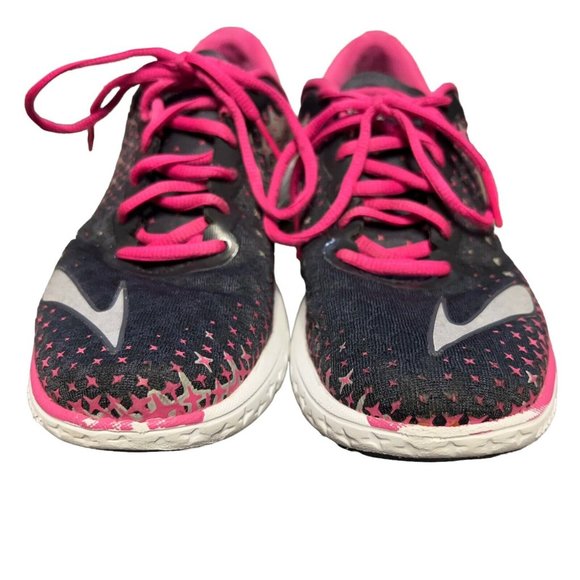 Brooks PureFlow 5 Pink/Black/Gray Running Sneaker Shoes Womens Size 8 Casual - Picture 10 of 16